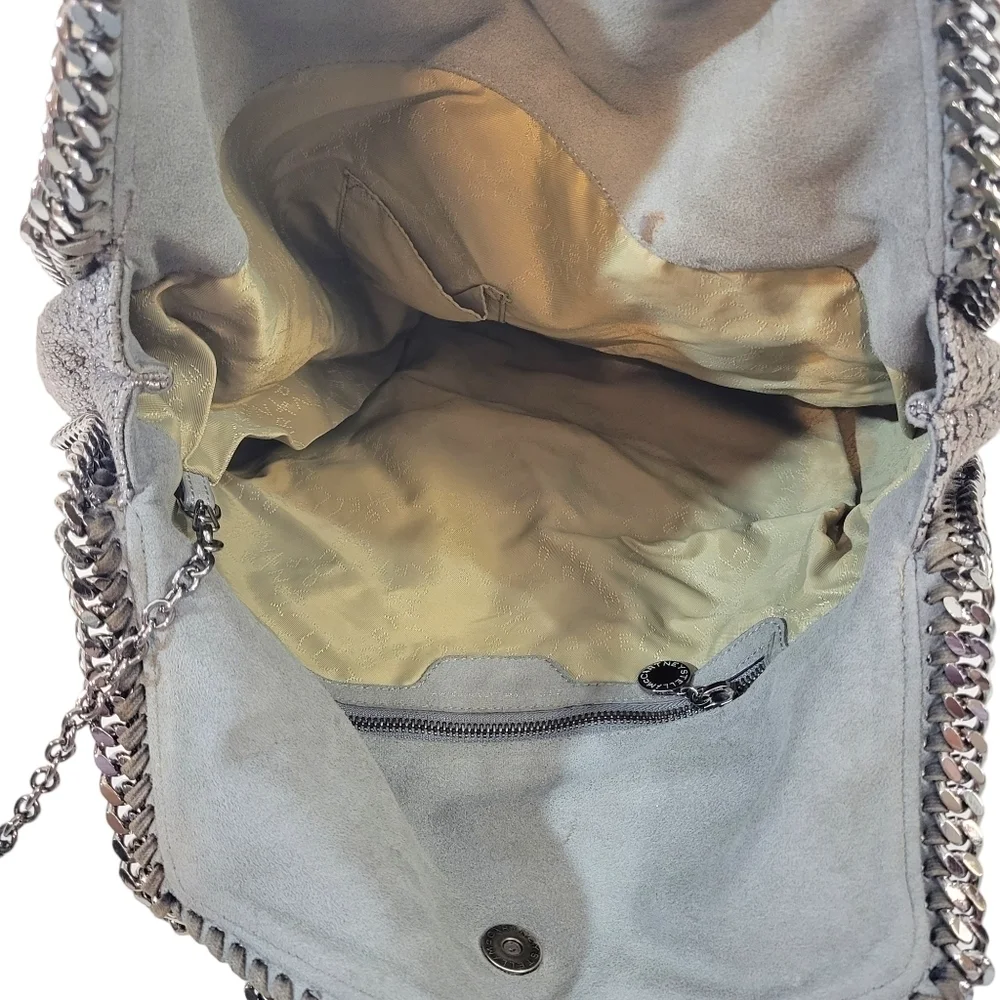 Rare Stella McCartney Silver Falabella Large Tote Bag EUC